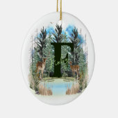 Personalisiertes Monogramm für Wasserfarben, Buchs Keramik Ornament (Rechts)