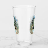 Personalisiertes Monogramm für Wasserfarben Buchst Glas (Rechts)