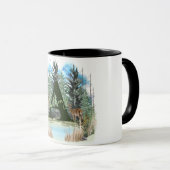 Personalisiertes Monogramm für Wasserfarben Buchst Tasse (VorderseiteRechts)