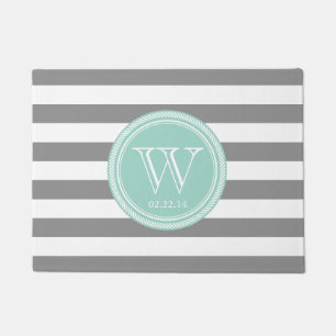 Personalisiertes Monogramm Fußmatte