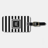 Personalisiertes Monogramm Gepäckanhänger (Vorderseite horizontal)