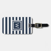 Personalisiertes Monogramm Gepäckanhänger (Vorderseite horizontal)