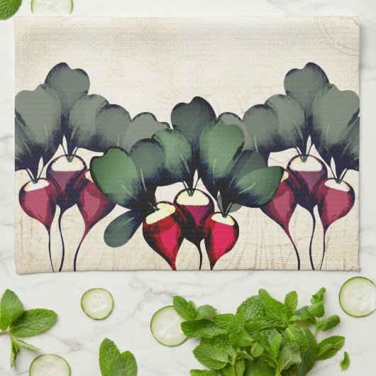 personalisiertes Monogramm  Geschirrtuch (Gefaltet)