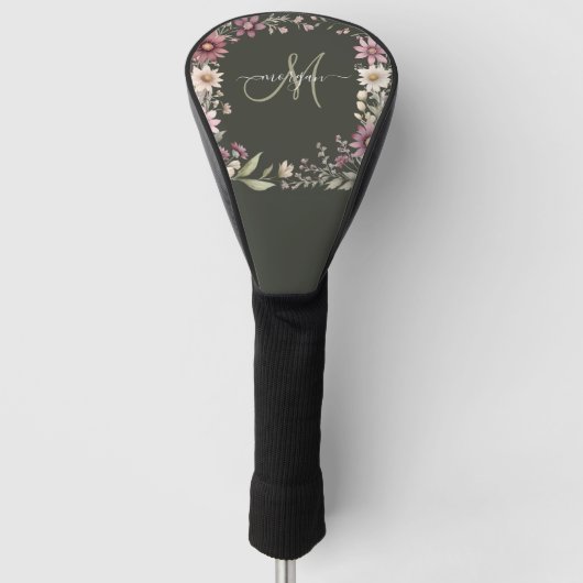 Personalisiertes Monogramm Golf Headcover (Vorderseite)