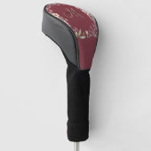 Personalisiertes Monogramm Golf Headcover (angewinkelt)