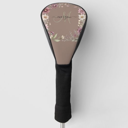 Personalisiertes Monogramm Golf Headcover (Vorderseite)