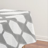 Personalisiertes Monogramm, graues geometrisches M Tischdecke (Beispiel)