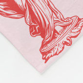 Personalisiertes Monogramm griechisches Statuenges Fleecedecke (Ecke)