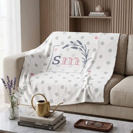 Personalisiertes Monogramm Hochzeitsgeschenk Paar Fleecedecke