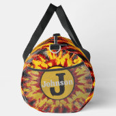 Personalisiertes Monogramm im Tie-Dye-Mandala-Must Duffle Bag (Rechts)