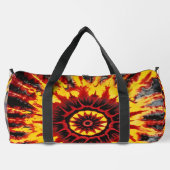 Personalisiertes Monogramm im Tie-Dye-Mandala-Must Duffle Bag (Rückseite)