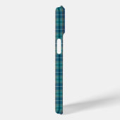 Personalisiertes Monogramm Kariertes Muster Blau u Case-Mate iPhone Hülle (Rückseite / Rechts)