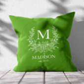 Personalisiertes Monogramm Kissen