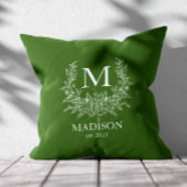 Personalisiertes Monogramm Kissen