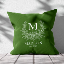 Personalisiertes Monogramm Kissen