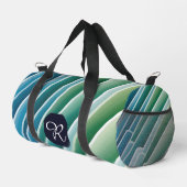 Personalisiertes Monogramm Kleine Duffle Beutel - Bag (Rechte Ecke)