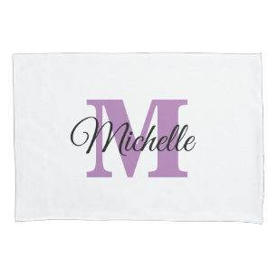 Personalisiertes Monogramm-kundenspezifischer Kissenbezug