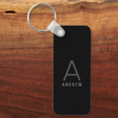 Personalisiertes Monogramm-Metal Schlüsselanhänger (Vorderseite)