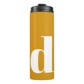 Personalisiertes Monogramm Modern Simple Thermosbecher (Vorderseite)