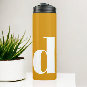 Personalisiertes Monogramm Modern Simple Thermosbecher