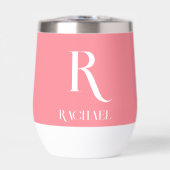 Personalisiertes Monogramm Modernes, stilvolles Ro (Vorderseite)