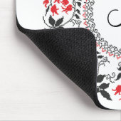 Personalisiertes Monogramm Mousepad (Ecke)