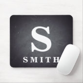 Personalisiertes Monogramm Mousepad (Mit Mouse)