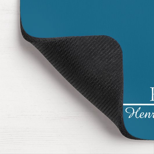 Personalisiertes Monogramm Mousepad-Custom-Initial Mousepad (Ecke)