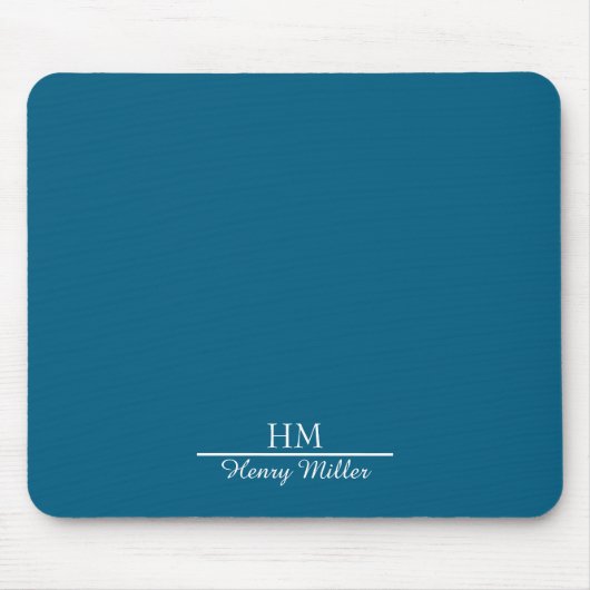 Personalisiertes Monogramm Mousepad-Custom-Initial Mousepad (Vorne)