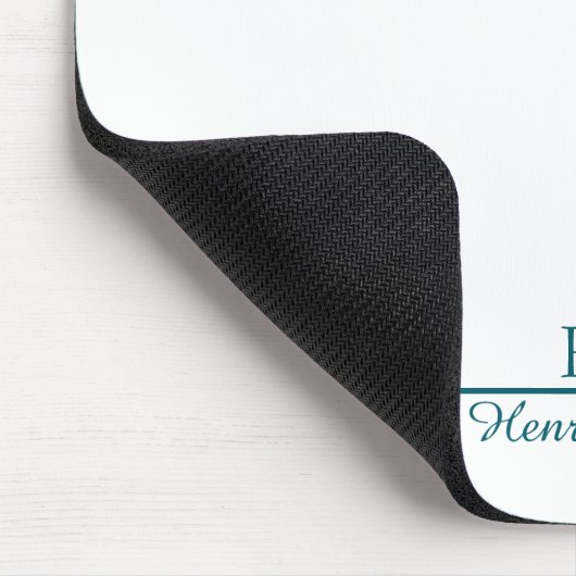 Personalisiertes Monogramm Mousepad-Custom-Initial Mousepad (Ecke)