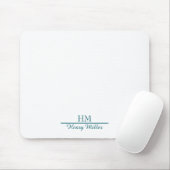 Personalisiertes Monogramm Mousepad-Custom-Initial Mousepad (Mit Mouse)