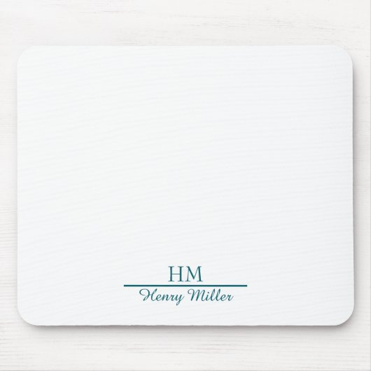 Personalisiertes Monogramm Mousepad-Custom-Initial Mousepad (Vorne)