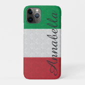 Personalisiertes Monogramm-Muster für die italieni Case-Mate iPhone Hülle (Rückseite)