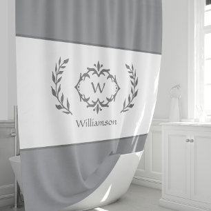 Personalisiertes Monogramm Name Anfangsbuchstabe G Duschvorhang