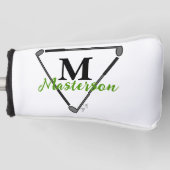 Personalisiertes Monogramm/Name Einzigartiger Golf Headcover (Vorderseite)