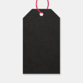 Personalisiertes Monogramm-Namensschild Geschenkanhänger (Rückseite)