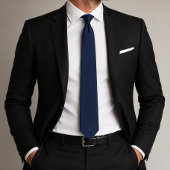 Personalisiertes Monogramm Navy Grau Krawatte