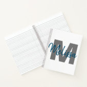 Personalisiertes Monogramm Notizblock (Innenseite)