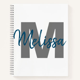 Personalisiertes Monogramm Notizblock