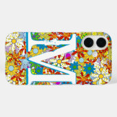 Personalisiertes Monogramm oder Blumenmuster Case-Mate iPhone Hülle (Rückseite (Horizontal))
