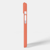 Personalisiertes Monogramm Orange Case-Mate iPhone Hülle (Rückseite / Links)