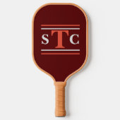 Personalisiertes Monogramm-Pickleball-Paddel Pickleball Schläger (Vorderseite)