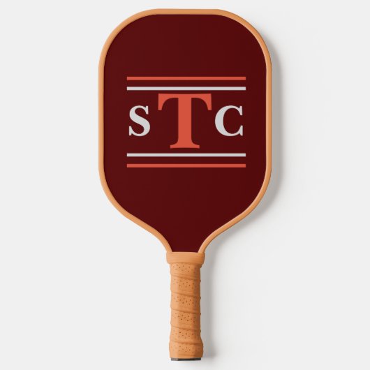 Personalisiertes Monogramm-Pickleball-Paddel Pickleball Schläger (Vorderseite)