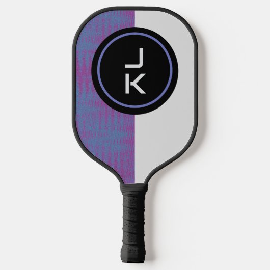 Personalisiertes Monogramm-Pickleball-Paddel Pickleball Schläger (Rückseite)