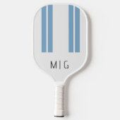 Personalisiertes Monogramm-Pickleball-Schläger-Set Pickleball Schläger (Rückseite)