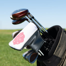Personalisiertes Monogramm Pink Golf Headcover