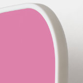 Personalisiertes Monogramm Pink Pickleball Schläger (Linke Seite)