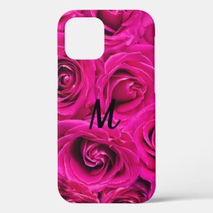 Personalisiertes Monogramm Rose Case-Mate iPhone Hülle