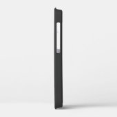 Personalisiertes Monogramm schwarzes iPhone 12 Geh Case-Mate iPhone Hülle (Rückseite / Links)