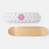 Personalisiertes Monogramm Skateboard (Horizontal)
